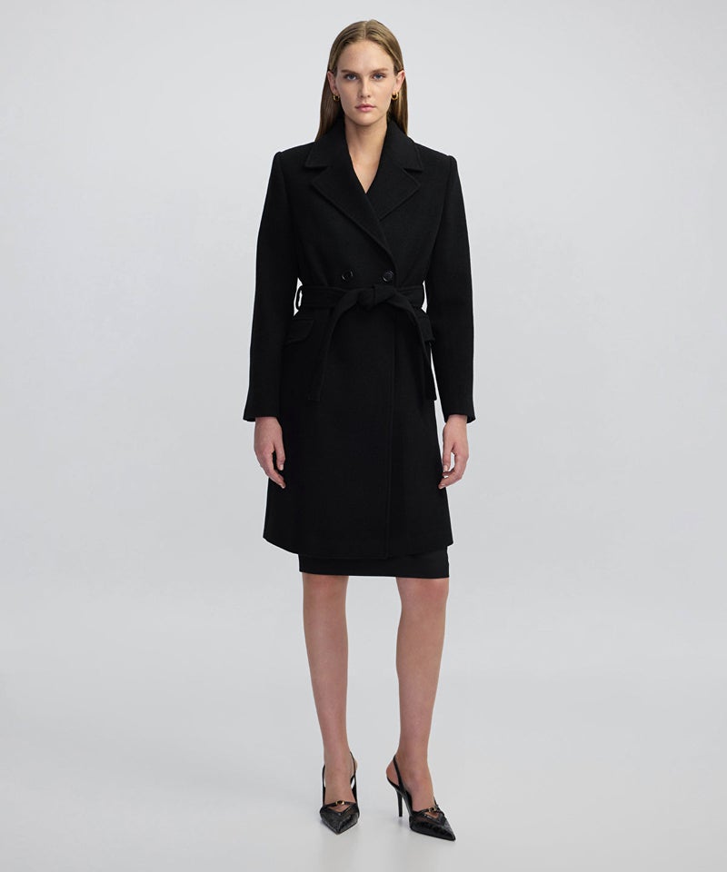 Ipekyol Double-Breasted Coat with Belt - Image 1